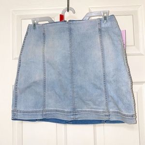 Wild Fable Jean Mini Skirt